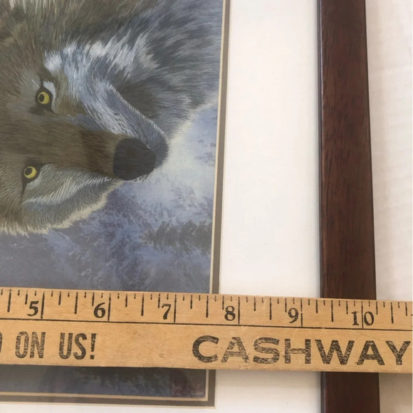 Vtg Silk Wolf Artwork - Picture 10 of 10